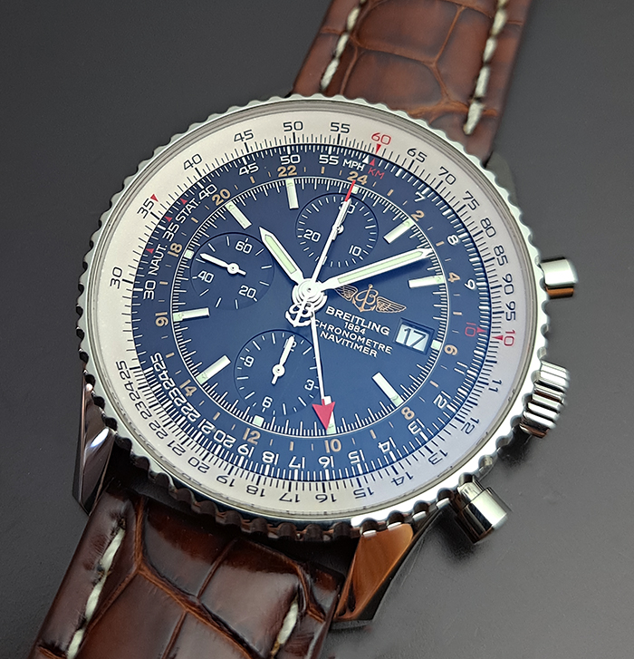 Breitling 1884 Chronometre Navitimer World Wristwatch Ref. A24322